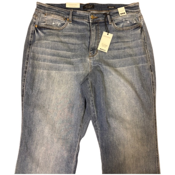 Judy Blue Mid-Rise Cell Phone Pocket Dad Jeans 18W NWT - Picture 8 of 15